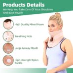 Neck Brace,Immobilization,Vertebrae,Correction,Relief Of Neck And Upper Back Pain,Dizziness And Numbness In The Limbs (JD014C) - Image 4