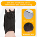 Ankle Brace Adjustable Foot Support Brace with Stabilizer Straps Lace Up Compression Sleeve for Sports Injuries & Sprain（JD102A） - Image 4