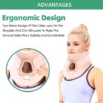Neck Brace,Immobilization,Vertebrae,Correction,Relief Of Neck And Upper Back Pain,Dizziness And Numbness In The Limbs (JD014C) - Image 3