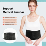 Back Brace for Men Women, Adjustable Lumbar Support Belt for Lower Back Pain, Herniated Disc, Sciatica, Scoliosis, Breathable Mesh Wasit Wrap(JD025B) - Image 3