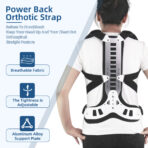 Spinal Corrector Back Posture Brace Spine Fixation Belt Adjustable Medical Chest Waist Thoracolumbar Tlso Back Brace Support Corset for Fracture Rehabilitation（JD105P） - Image 2