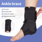 Adjustable Lace up Breathable Ankle Compression Support Brace Ankle Brace for Ankle Stabilizer（JD014A） - Image 2