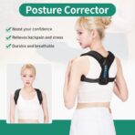 Posture Corrector For Men And Women Kids - Adjustable Upper Back Brace For Clavicle To Support Neck, Back And Shoulder(JD103P) - Image 2