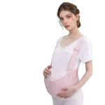 Adjustable Maternity Belt,Breathable One Piece Belly Support Band,Pregnancy Seat Belt for Relieves Abdominal and Back Pain(JD012PB)