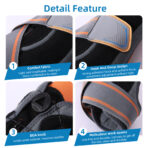 Ankle Brace with Side Stabilizers Modvel Foot for Sprained Ankle Compression Sleeve - Plantar Fasciitis Relief（JD005A） - Image 4