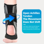 Button Orthopedic Foot Splint Ankle Support Brace Ankle Stabilizer Support for Foot Pain Relief（JD032A） - Image 6