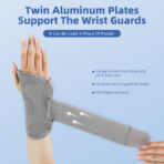 Wrist Brace for Carpal Tunnel, Wrist Support for Men and Women for Tendonitis Arthritis Sprains,Hand Brace Fits Left & Right Hand(JD002W) - Image 7