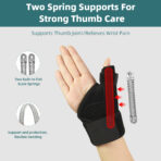 Thumb Brace,Carpal Tunnel Wrist Brace for Tendinitis Arthritis Sprained, Thumb Spica Splint Wrist Support to Help Sleep,Fit Left and Right Hands(JD005W) - Image 7