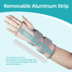Adjustable Wrist Brace with Arm Sling,Carpal Tunnel Wrist Brace for Arthritis, Tendonitis, and Sprained Wrist,Wrist Support for Injured Radius Bone(JD100W) - Image 4