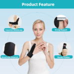 Thumb Spica Splint for Women Men,Wrist Support with Thumb Brace,Carpal Tunnel Wrist Brace Relief and Tendinitis,Arthritis, Sprained(JD013FS) - Image 5
