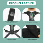 Adjustable Back Shoulder Posture Corrector Belt for Posture Correction(JD010P) - Image 4