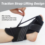 Adjustable Foot Drop Orthosis Brace Ankle Support Plantar Fasciitis Stroke Sports Injury Fracture Splint Stabilizer（JD008A） - Image 4