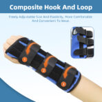 Women Wrist Brace for Carpal Tunnel Night Support, Adjustable Wrist Splint for Tendonitis, Arthritis, Sprains, Wrist Pain Relief, Men Hand Brace for Right Left Hand(JD004W) - Image 6
