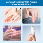 Broken Finger Splint,Trigger Thumb Splints or Arthritis, Thumb Brace for Thumb/Middle/ Ring/Index/Pinky Finger,Blue, Long(JD015FS) - Image 3