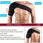 Adjustable Nylon Neoprene Rotator Cuff Shoulder Support Brace Fitness Protector Shoulder Protection Recovery Clavicle Posture(JD004S)) - Image 2