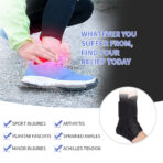 Adjustable Lace up Breathable Ankle Compression Support Brace Ankle Brace for Ankle Stabilizer（JD014A） - Image 8