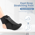 Ankle Support Foot Drop Brace Corrector Walking Gait Prevention Cramp Sprain Adjustable Wrap Compression（JD013F） - Image 5