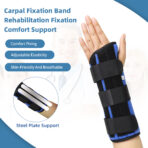 Women Wrist Brace for Carpal Tunnel Night Support, Adjustable Wrist Splint for Tendonitis, Arthritis, Sprains, Wrist Pain Relief, Men Hand Brace for Right Left Hand(JD004W) - Image 3
