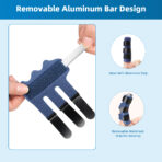 Broken Finger Splint,Trigger Thumb Splints or Arthritis, Thumb Brace for Thumb/Middle/ Ring/Index/Pinky Finger,Blue, Long(JD015FS) - Image 4