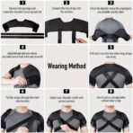 Double Shoulder Brace for Women& Men,Double Sleeve for Sleeping,Adjustable Support for Rotator Cuff,Frozen Shoulder,Pain Relief Dual Wrap(JD005S) - Image 4