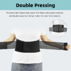 Back Brace for Men Women, Adjustable Lumbar Support Belt for Lower Back Pain, Herniated Disc, Sciatica, Scoliosis, Breathable Mesh Wasit Wrap(JD025B) - Image 6