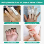 Wrist Brace for Thumb Sprains,Fractures,Tenosynovitis and Pain Relief, Adjustable Thumb Spica Splint Fits Left and Right Hand, Wrist Support with Thumb Splint(JD017FS) - Image 2