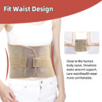Back Brace for Lower Back Pain Relief,Belly Band Abdominal Binder Post Surgery for Women, Lumbar Support for Sciatica Scoliosis Herniated Disc（JD014B） - Image 6