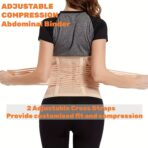 Postpartum Belly Band, Breathable Abdominal Binder, Belly Bandit Support Wrap for Pain Relief and Promotes Healing After Childbirth and Surgery(JD104PB) - Image 7