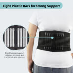 Back Brace for Men Women, Adjustable Lumbar Support Belt for Lower Back Pain, Herniated Disc, Sciatica, Scoliosis, Breathable Mesh Wasit Wrap(JD025B) - Image 5
