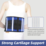 Back Brace for Lower Back Pain Relief,Lumbar Support Belt for Men Women, Back Support Brace with Adjustable Strap(JD027B) - Image 4