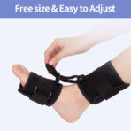 Adjustable Ankle Brace Support Orthotics Strap Elevator Plantar Fasciitis Foot Cramps Preventing Foot Drop（JD112A） - Image 4