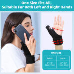 Thumb Spica Splint for Women Men,Wrist Support with Thumb Brace,Carpal Tunnel Wrist Brace Relief and Tendinitis,Arthritis, Sprained(JD013FS) - Image 2