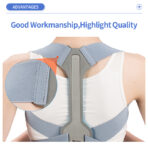 Posture Clavicle Shoulder Support Corrector Back Straight Brace Adjustable Strap, Stability & Alignment, Breathable Fabric, for Men & Women(JD102P) - Image 5