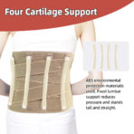 Back Brace for Lower Back Pain Relief,Belly Band Abdominal Binder Post Surgery for Women, Lumbar Support for Sciatica Scoliosis Herniated Disc（JD014B） - Image 5