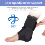 Adjustable Lace up Breathable Ankle Compression Support Brace Ankle Brace for Ankle Stabilizer（JD014A） - Image 7