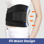 Back Brace for Lower Back Pain Relief,Lumbar Support Belt for Men Women, Back Support Brace with Adjustable Strap(JD027B) - Image 6
