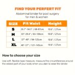 Postpartum Belly Band, Breathable Abdominal Binder, Belly Bandit Support Wrap for Pain Relief and Promotes Healing After Childbirth and Surgery(JD104PB) - Image 6