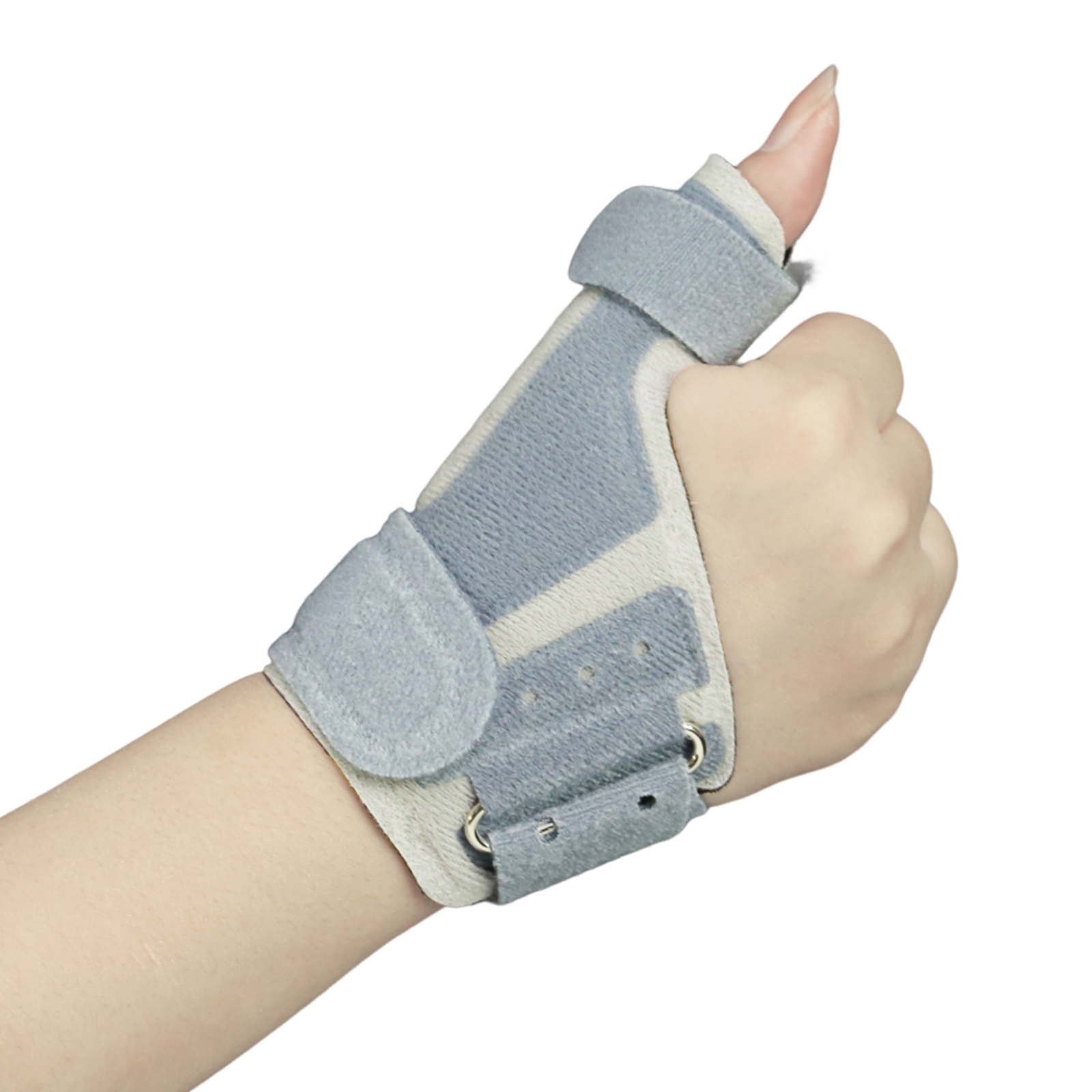 8 Thumb Wrist Guard Sports Hand Wrist Guard with Compression Protection Aluminum Alloy Support Wrist Protector Big Finger(JD052FS) - Image 1