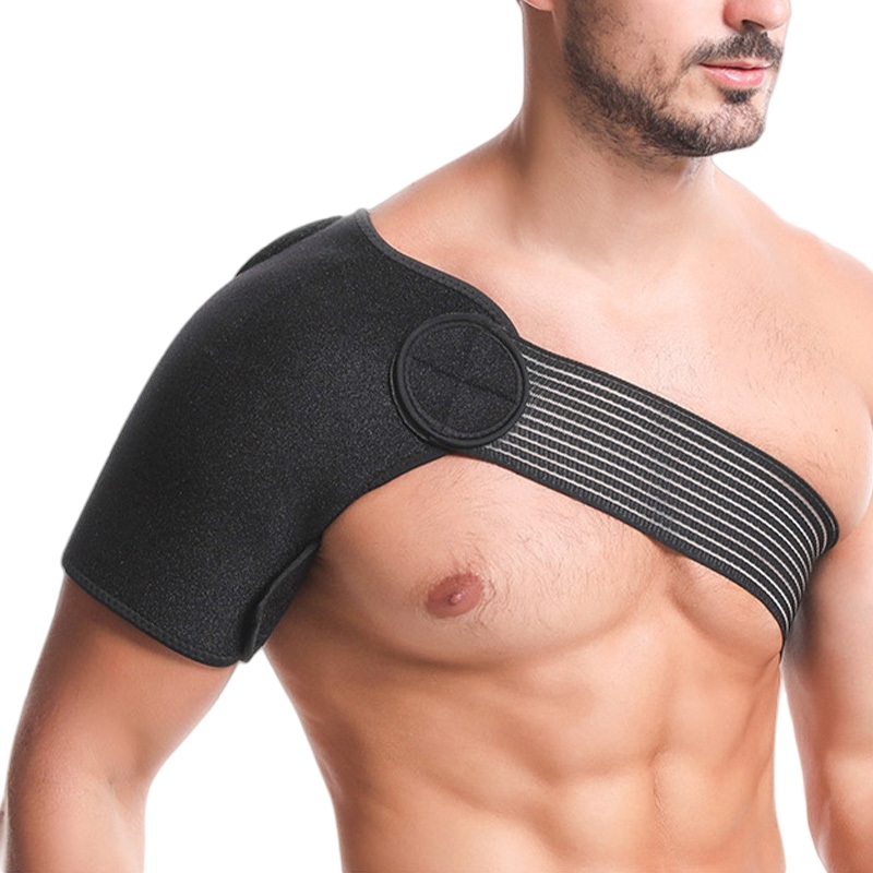 JD004S Adjustable Nylon Neoprene Rotator Cuff Shoulder Support Brace Fitness Protector Shoulder Protection Recovery Clavicle Posture(JD004S)) - Image 1