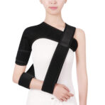 Shoulder Brace Arm Sling for Shoulder Injury, Rotator Cuff Support Brace for Men and Women, Scapula Compression Sleeve for Shoulder Pain Relief(JD009S)