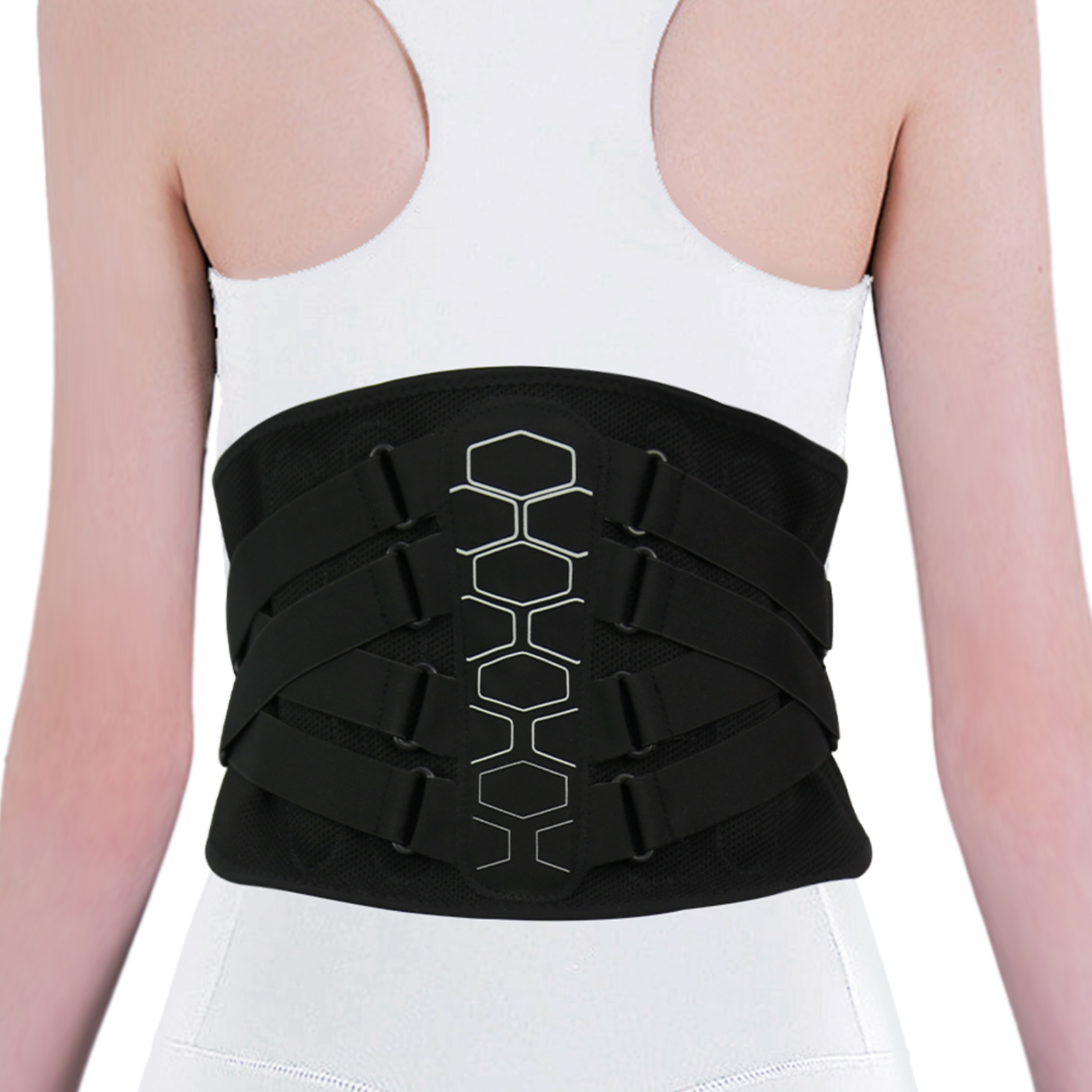 JD010B Back Brace for Lower Back Pain Women,Lumbar Support Belt with Lumbar Pad, Men Waist support for Herniated Disc,Sciatica(JD010B) - Image 1