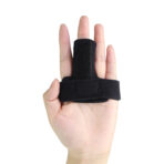Middle Trigger Finger Support Brace,Adjustable Finger Splint For Fractures,Broken Ring Finger Straightener Immobilizer for Arthritis, Tendonitis,Tenosynovitis(JD016FS)
