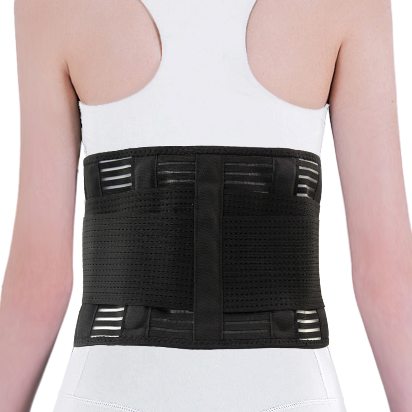 JD023B Waist Back Brace for Men and Women,Breathable Back Support Belt,Back Support for Lower Back Pain and Spinal Fractures(JD012B) - Image 1