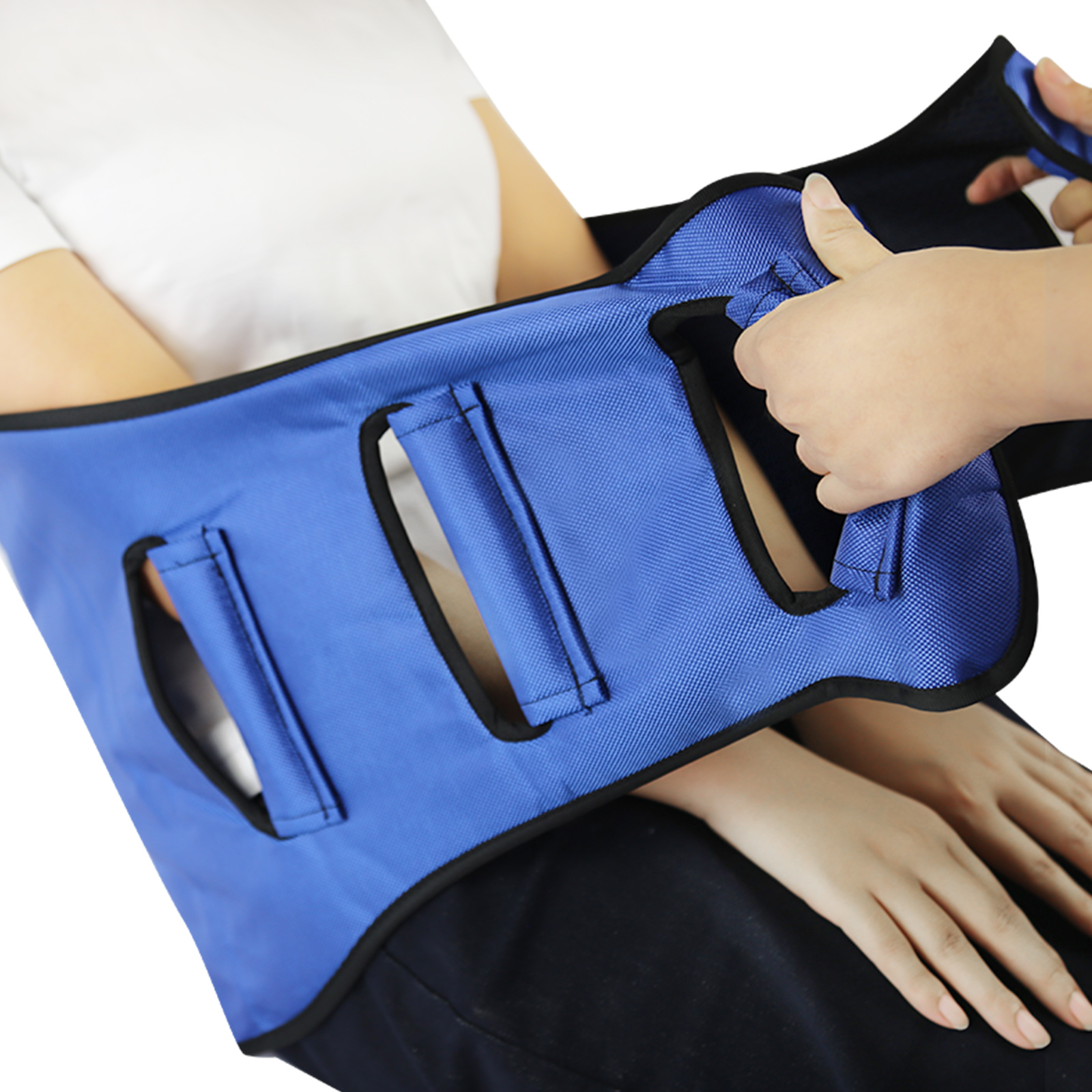 JD105TB Transfer Sling for Seniors,Wide Transfer Belt for Bedridden Patients, Nursing Turn Assist Device, Gait Belt for Elderly Adults, Lift Belt for Safe Mobility and Support(JD105TB) - Image 1