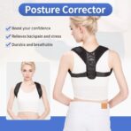 Posture Corrector for Women and Men,Invisible Clavicle Support Brace,Upper Back Brace for Spinal Alignment(JD104P) - Image 2