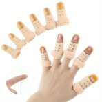 Mallet Finger Splint,Finger Braces Joint Stabilizer for Tendonitis, Stiffness, Curved,Bent, Locked, Arthritis Fingertip Protectors for Men Women（JD019FS）