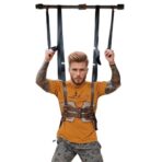 Lumbar Traction Rope,Spine Traction Stretch Belt for Care Waist Belt Waist, Sling Hanging Horizontal Bar Waist Tensioner to Relieve Lumbar Spine Pain（JD110TB）
