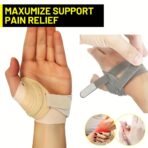 Wrist & Thumb Support Brace,Thumb Splint for Arthritis,Tendonitis & Sports Injury Recovery,Adjustable Straps for Hand-Wrist Protection(JD311W) - Image 2