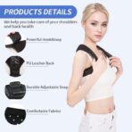 Posture Corrector for Women and Men,Invisible Clavicle Support Brace,Upper Back Brace for Spinal Alignment(JD104P) - Image 3