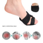 Adjustable 5 Finger Half Palm Forefoot Cushion Thumb Toe Eversion Overlapping Hammer Shaped Toe Splitter Foot Care Tools（JD006T） - Image 3